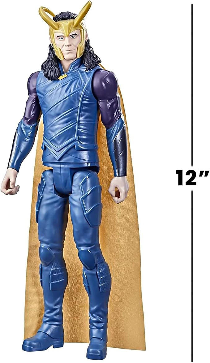 Marvel Avengers Titan Hero Series Collectible 12-Inch Loki Action Figure, Toy for Ages 4 and Up