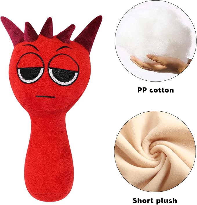 Plush Toys, Horror Games Plushies Toy for Fans, Soft Stuffed Animal Pillow Figure Doll Christmas Birthday Gifts for Adult Kids (6 Pcs)