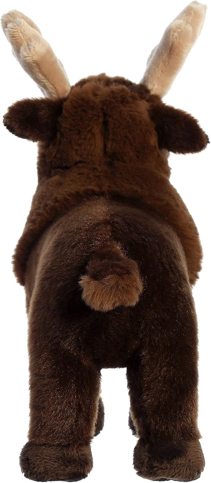 Aurora® Responsibly Made Eco Nation™ Moose Stuffed Animal - Ideal for Playtime Adventures - Perfect for Birthdays or Just Because - Brown 9 Inches
