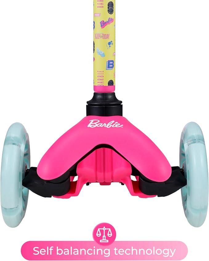 Kick Scooter for Kids, 3 Wheel Self Balancing, Light Up LED Wheels