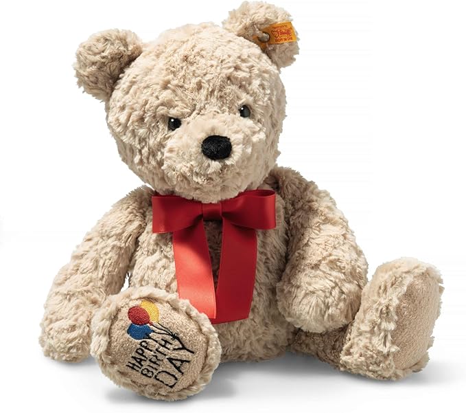 Soft Cuddly Friends Jimmy Teddy Bear Birthday, 14" Plush Toy