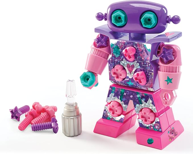 Educational Insights Design & Drill Sparklebot - Take Apart Robot Toy, STEM Building Toys for Kids, Toddler Screwdriver Toy Set, Robot Building Kit, STEM Toys for 3+ Year Old Toddlers
