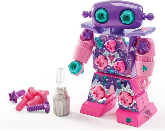 Educational Insights Design & Drill Sparklebot - Take Apart Robot Toy, STEM Building Toys for Kids, Toddler Screwdriver Toy Set, Robot Building Kit, STEM Toys for 3+ Year Old Toddlers