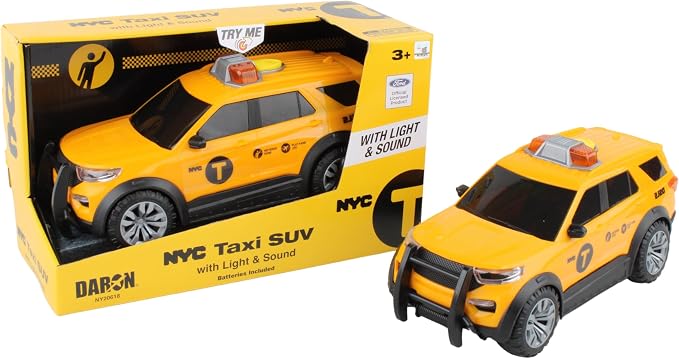 Daron NYC Taxi Ford SUV W/Light & Sound NY20618