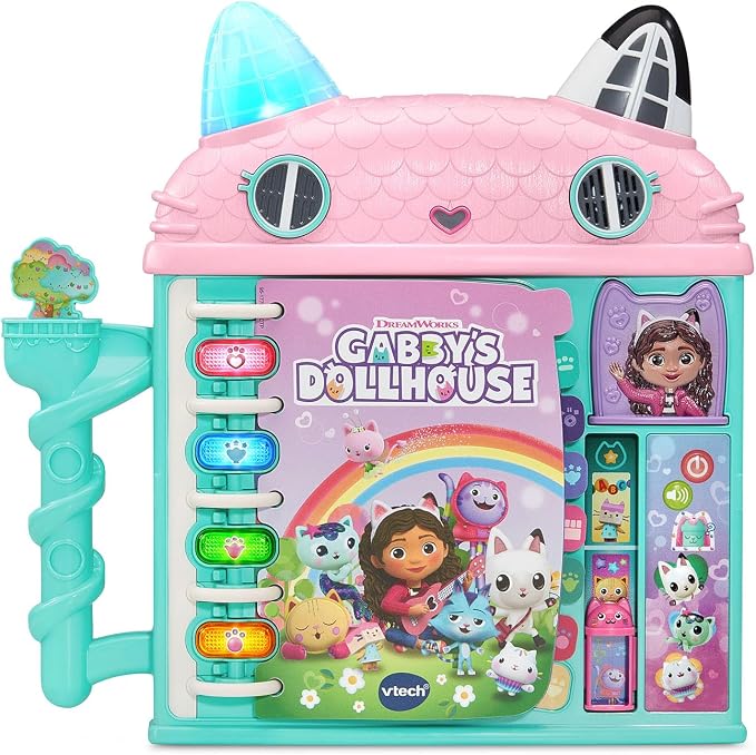 VTech Gabby’s Dollhouse Cat-a-Vator Discovery Book