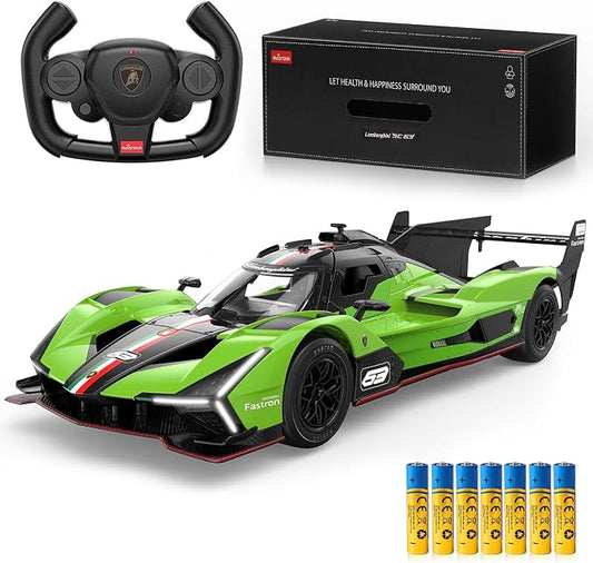 AEROQUEST Lambo Remote Control Car Officially Licensed 1:14 Lamborghini SC63 Model Electric Sport Racing Hobby RC Cars for Boys Girls Birthday Toys for Age 6-12 Years Old