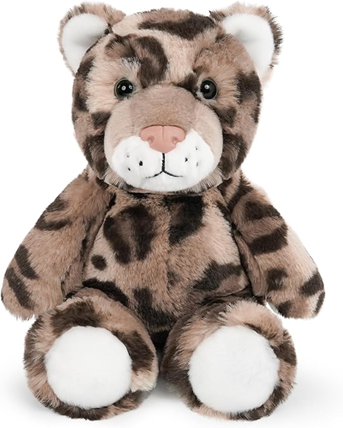 Stuffed Animal Plush Toy Soft Plushie Cuddly Leopard Cute Plush Toy for Kids Toddlers Boys Girls Birthday Christmas Nursery Decor Party Favors
