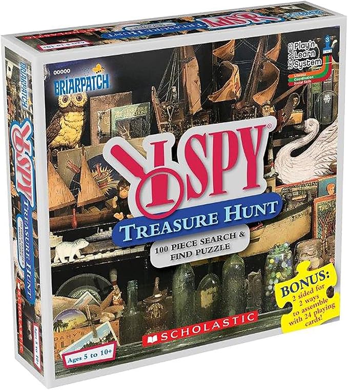 Briarpatch, I SPY Treasure Hunt 100 Piece Jigsaw Puzzle, Based On Search and Find Books, Preschool Learning for Kids