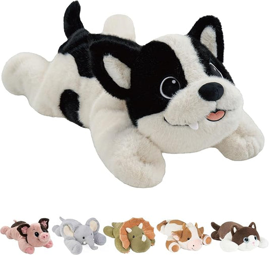 GILFWM 25" 5 lbs Dog Weighted Stuffed Animals :Big Large Weighted Plush Animal，Cute Plushie Pillow Toys,Soft Washable Weighted Plush Pillowfort Gifts for Adults Kids Girls Boys
