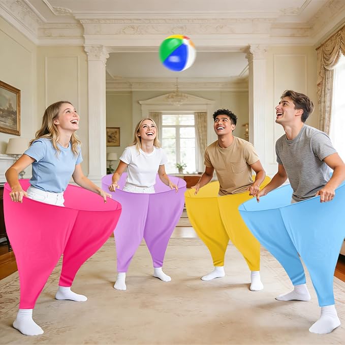 Granny Pants Yard Game Giant Granny Pants Outdoor Game Includes Bouncy Balls & Air Pumps Hilarious Outdoor Games for Adults and Family Backyard Gatherings Beach Games Team-Building Activities