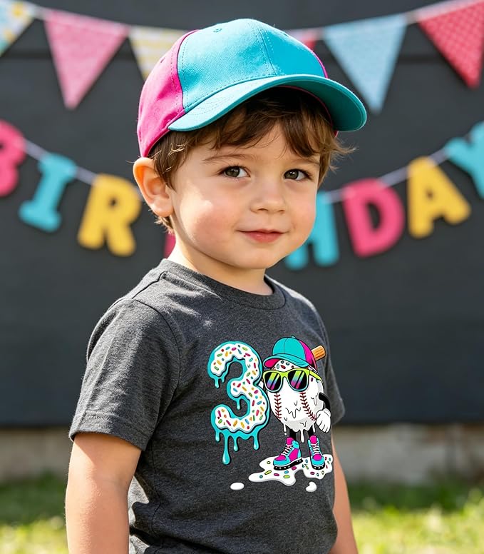 Lovekider 2-5 Years Birthday Boy Shirt Construction Party T-Shirts Excavator Cotton Short Sleeve Tee Dark Grey