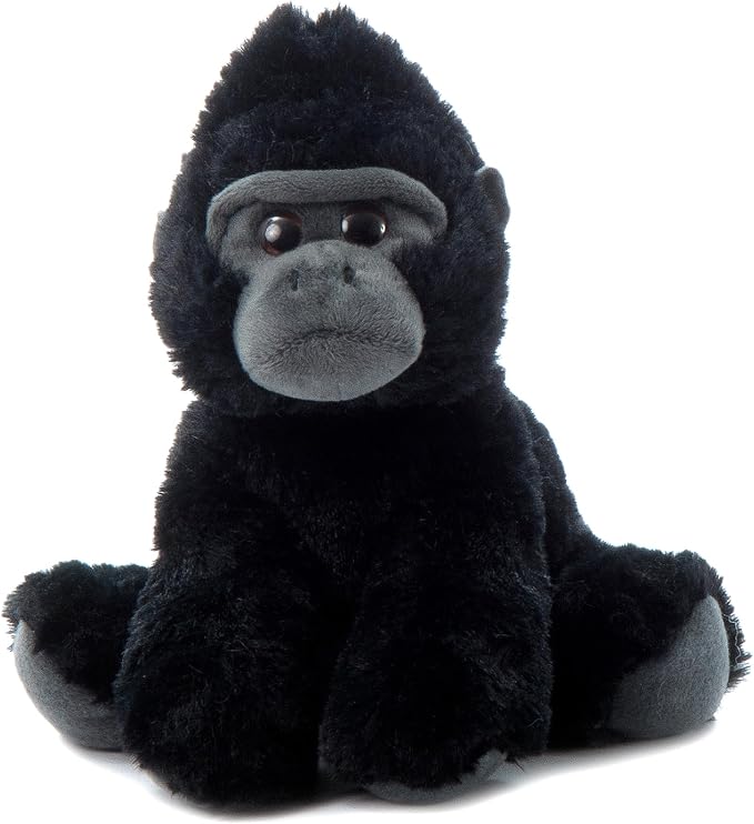 The Petting Zoo Gorilla Stuffed Animal, Gifts for Kids, Wild Onez Zoo Animals, Gorilla Plush Toy 9 inches