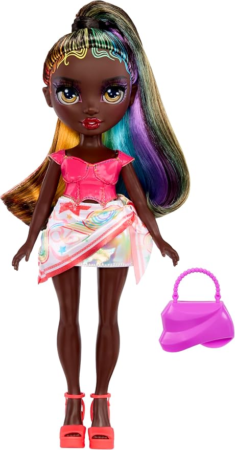 Rainbow High My Fashion Style Iris, Rainbow 11" Fashion Doll with Statement Outfit, Stylish Handbag, Great Toy Gift for Girls Kids Ages 4-12 Years