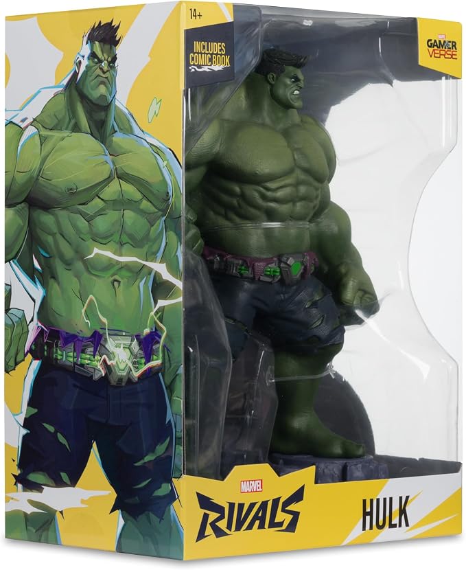 McFarlane Toys- Marvel Rivals The Hulk 1:6th Scale Collectible (Green or Gray Variant)