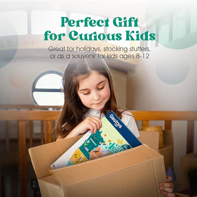 Geotoys Midwest Region Jigsaw Puzzle - Educational and Interactive Map Game - 250 Piece Puzzles - Jigsaw Puzzles for Kids Ages 8-12 - Kids Puzzle Games with Colorful Landmarks