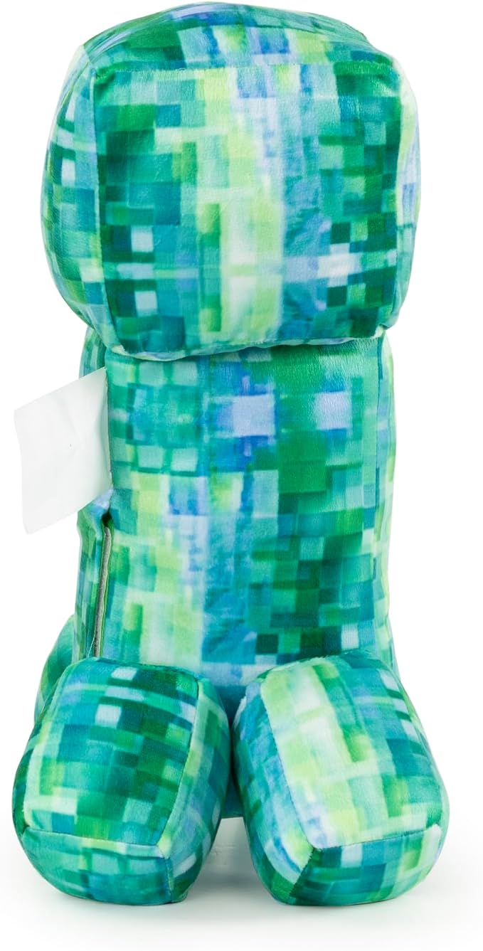 Jay Franco Minecraft Charged Creeper Plush Pillow Buddy - Super Soft Gamer Decor - Polyester Microfiber