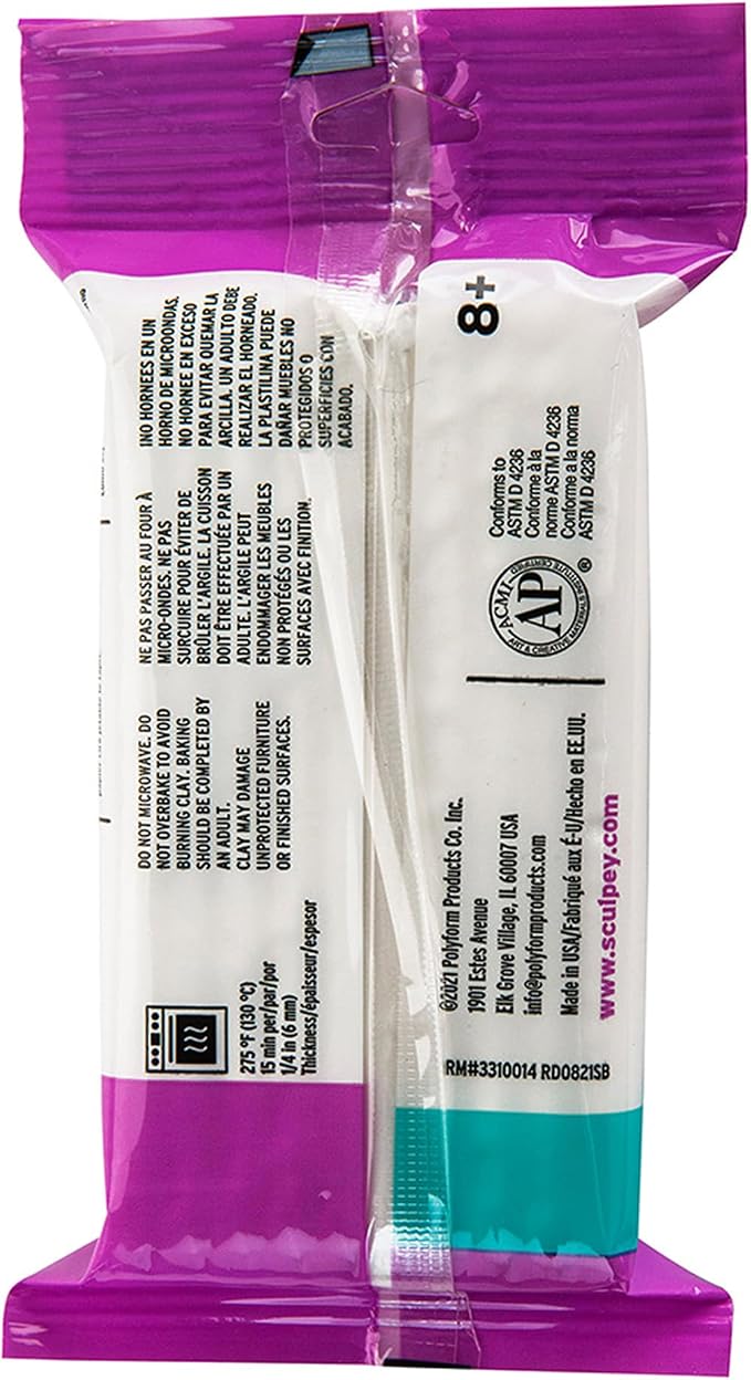 Sculpey III: Polymer Clay: White - 1 lb Pack - Oven Bake Clay, Non-Toxic, Sculpting, Create Jewelry-Decor-Craft Projects, Art Supplies, Adult-Kids