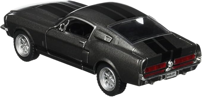 KiNSMART - 1967 Ford Shelby Mustang GT500 1:38 Scale 5" Die Cast Metal Model Toy Muscle Car (Grey)