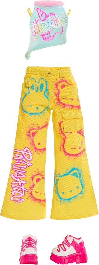 Rainbow High Jr High Rock Band - Sunny, Yellow 9” Fashion Doll with Guitar, Customize with Stickers, Posable, Great Toy Gift for Kids Ages 4+