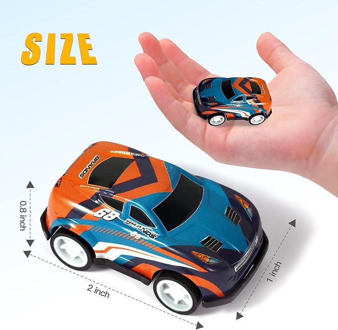 Aruytps 36PCS Mini Pull Back Cars for Kids Toddlers 3-5 4-8 Years Old, Race Cars Party Favors Bulk Vehicles Set, Classroom Prizes Box Pinata Fillers for Boys and Girls