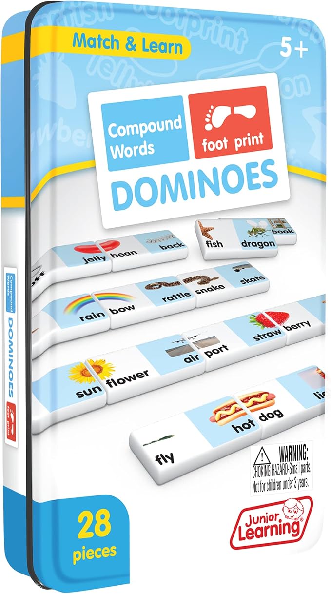 Junior Learning Compound Words Dominoes Language Arts