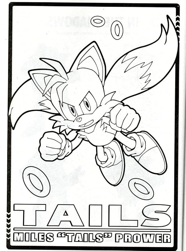 Bendon Sonic The Hedgehog Coloring Activity Book and Sticker Set for Kids