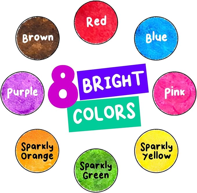 Chalkola 8 Washable Dot Markers for Toddlers | with 20 Page Coloring Activity Book Kit, Bingo Daubers | Preschool Paint Dot Art Set - Toddler Arts and Crafts Supplies for Kids Ages Above 3 Years Old
