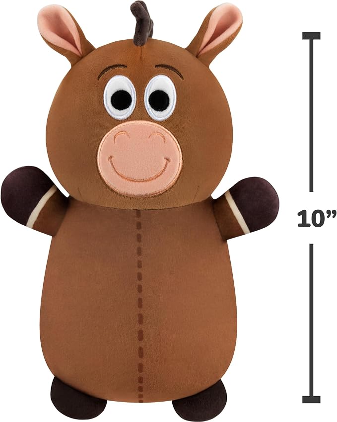 Squishmallows Original Disney Pixar 10in Bullseye “Toy Story 5” HugMees – Ultrasoft Official Jazwares Plush (Medium-Sized)