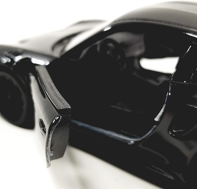 KiNSMART - 2010 Porsche 911 GT2 RS 1:36 Scale 5" Die Cast Metal Model Toy Sports Car Toy (Black)