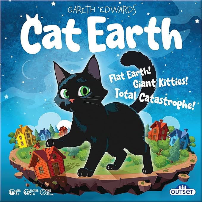 Cat Earth - Light Strategy Family Board Game - 2 to 4 Players Ages 8 and up