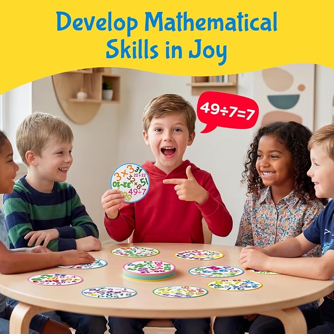 Edulok Match Game Quick Memory Card Game,Fun Math Learning Card Math Game,Quick Reflexes Cards Animal Table Piles Games,Visual Perception Family Games,Preschool Classroom Homeschool Supplies
