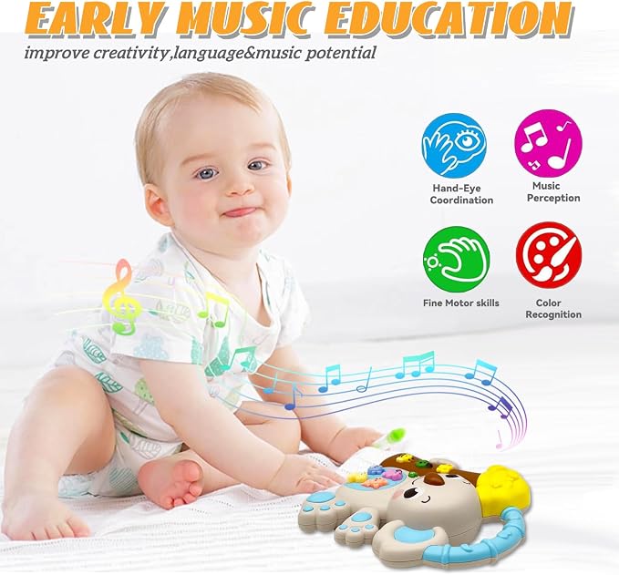 Musical Toys for 1 Year Old Boys and Girls, Baby Light Up Piano Keyboard Musical Toys for Toddlers 1-3, Early Learning Educational Infant Toys, 1 Year Old Baby Boy Girl Toys Gifts (Koala)