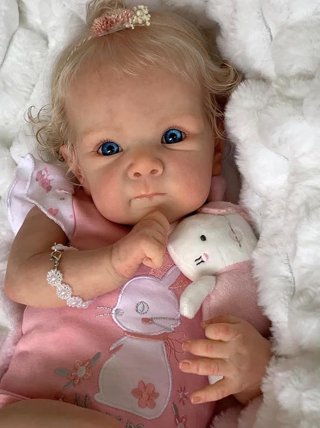 Zero Pam Reborn Baby Dolls Full Body, Realistic Baby Doll 18 Inch Real Babys Doll that Look Real Life Reborn Dolls with Accessories