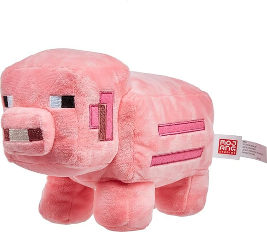 Mattel Minecraft Basic Plush Character Soft Dolls, Video Game-Inspired Collectible Toy Gifts for Kids & Fans Ages 3 Years Old & Up