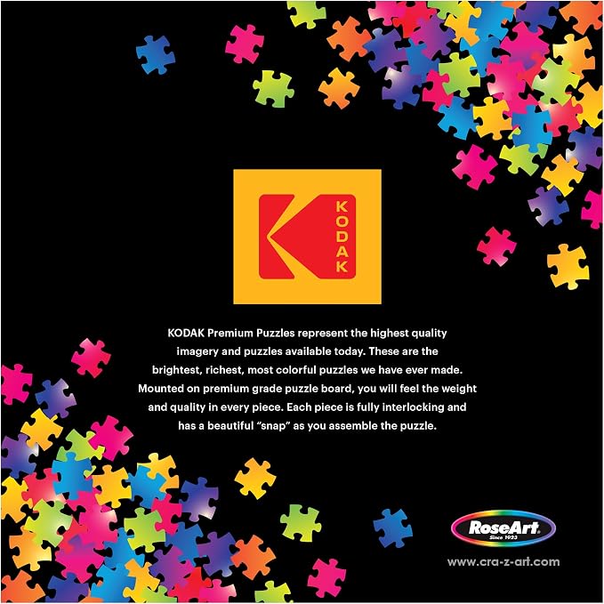 RoseArt - Kodak Premium - 1000 Piece Jigsaw Puzzle for Adults – Soap & Candle Shop – Cozy Boutique with Flowers, Candles & Bath Bombs – Relaxing Home Décor Scene – 26.625 x 19.25 Inches