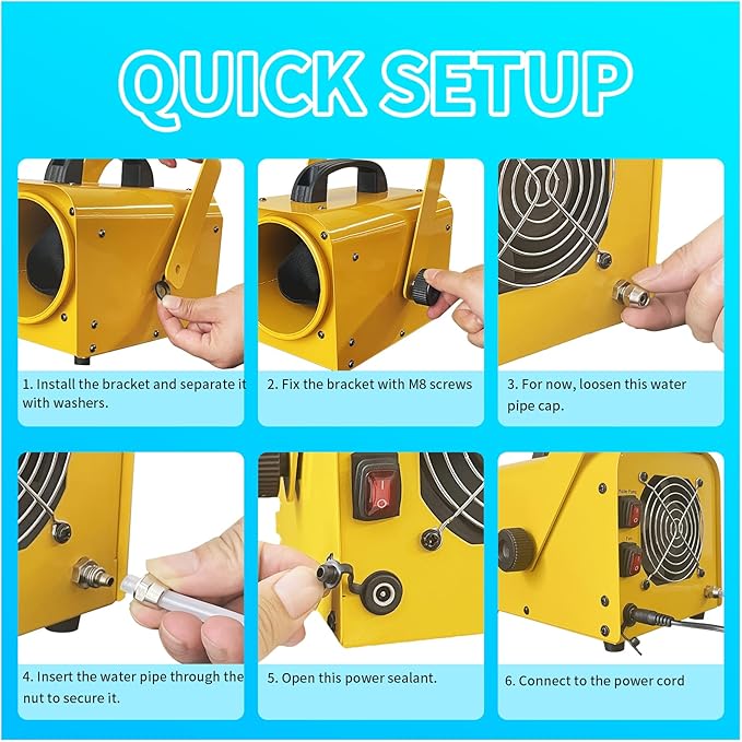 Jet Foam Machine for Party, Party Foam Machine Without Support, Foam Cannon for Garden, Pool, Indoor, Birthdays, Celebrations, and Backyard Events
