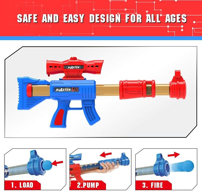 YEEBAY Target Game Set for Age 6, 7, 8,9,10+ Year Old Kids, Boys, Active Play Game with Soft Foam Balls and Scoring Target