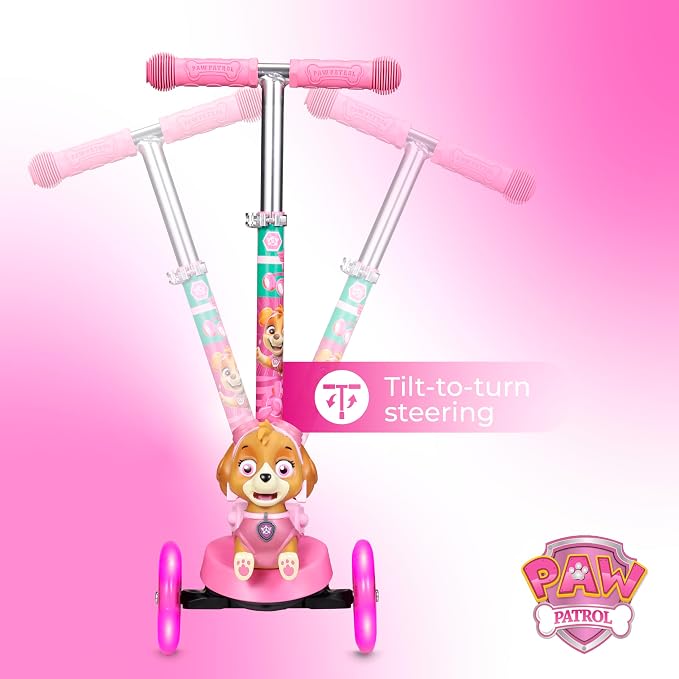 Kick Scooter for Kids, 3 Wheel Self Balancing, Light Up LED Wheels