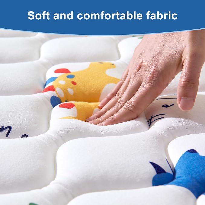 Odorless Premium Foam Baby Play Mat 71" x 59", Soft Microfiber Fabric Crawling Mat for Floor- Comfortable and Hypoallergenic, Non-Slip Cushioned Floor Playpen mat for Infants,Babies,Toddlers