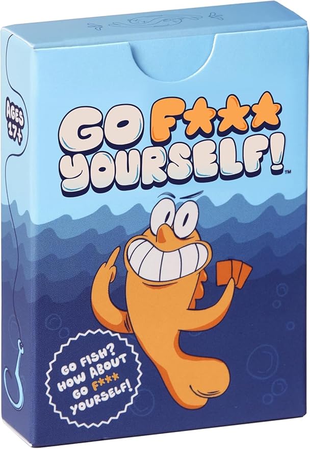 Go F Yourself! – The Grown Up Go Fish Card Game You've Always Wanted | Hilarious Party Game for Grown Ups, 2+ Players | 52 Cards, 13 Unique Pairs Edition