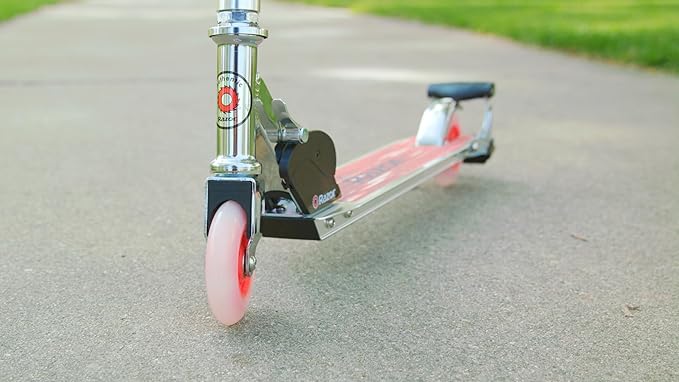 Razor Spark Ultra Kick Scooter for Kids Ages 8+ - Spark Bar, Ultra Bright LED Wheels, Rear-Fender Brake, Adjustable Handlebars, for Riders up to 143 lbs