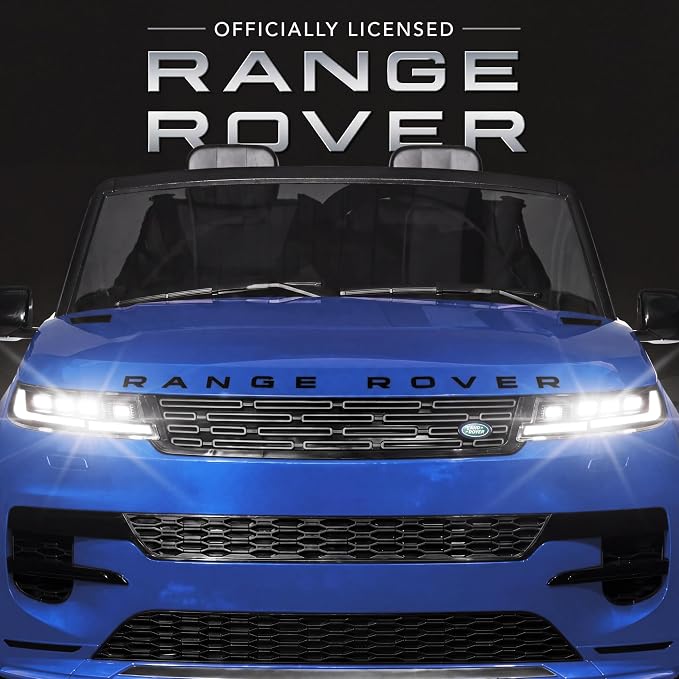 Best Choice Products 24V 2-Seater Licensed Range Rover Sport Electric Ride On Car for Kids with Parental Remote Control, 132 lb Weight Capacity - Blue