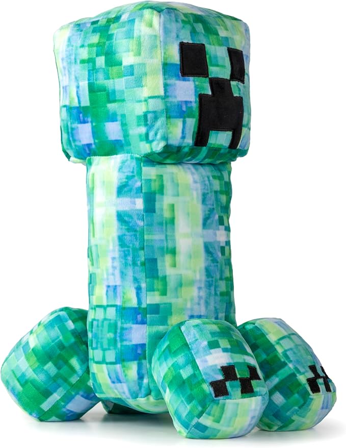 Jay Franco Minecraft Charged Creeper Plush Pillow Buddy - Super Soft Gamer Decor - Polyester Microfiber
