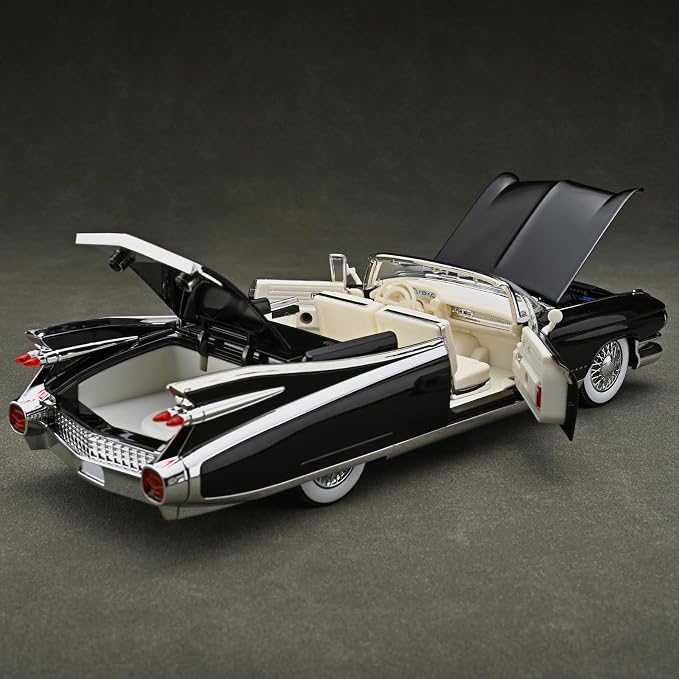 RZAPE Toy Car Models 1/24 Diecast Cars Eldorado Metal Model Car Carros De Coleccion,Model Cars Kits for Adults and Boys,Pull Back Car with Lights and Sounds,Toy Cars for Boys Age 4-7（Black）