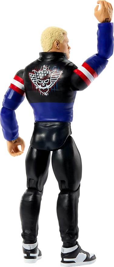 Mattel WWE Cody Rhodes Action Figure, Main Event Series #165, 6-inch Collectible Superstar with 14 Articulation Points & Life-Like Look