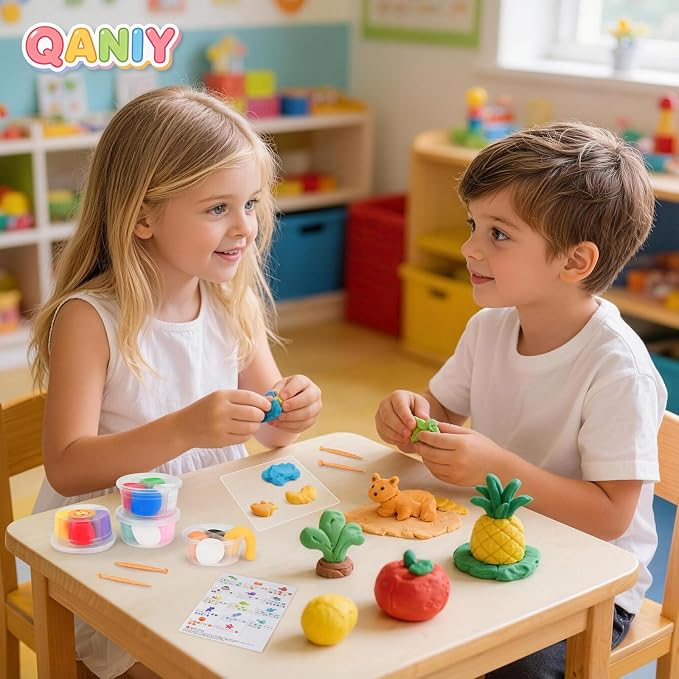 Air Dry Clay for Kids,Modeling Clay Kit,14 Species of Marine Life DIY Molding Clay Art Crafts Set,Ultra Light & Soft,Safe Non-Toxic,Toys Gifts for Age 4 5 6 7 8+ Years Old Boys Girls Kids