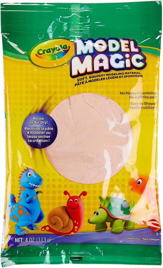 Crayola Model Magic - Bisque (4 oz), Modeling Clay Alternative, At Home Crafts For Kids, Gifts