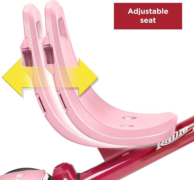 Radio Flyer 4-in-1 Stroll 'N Trike, Ages 1-5, Toddler Tricycle & Stroller, Foam Tires, Push Handle, UV Canopy, Removable Tray, Seatbelt, Amazon Exclusive