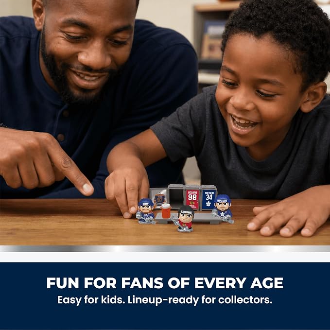 TeenyMates NHL Hockey Action Figures Locker Room Set with 3 Surprise 2026 TeenyMates Players