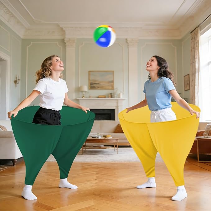 Granny Pants Yard Game Giant Granny Pants Outdoor Game Includes Bouncy Balls & Air Pumps Hilarious Outdoor Games for Adults and Family Backyard Gatherings Beach Games Team-Building Activities